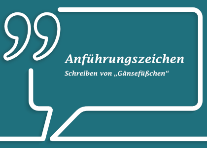 Anführungszeichen
